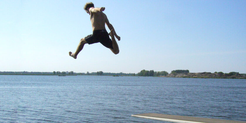 Paddls als springplank